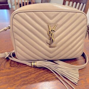 Saint Laurent Lou Matalasse Leather Camera Bag